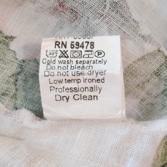 Terzo Millennio Made In Italy Floral Blouse 2X - Picture 12 of 13